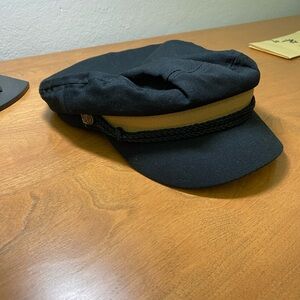 Straight to Hell Black and Tan Sailor Cap